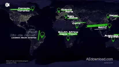Location | After Effects Titles template preview