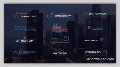 Location Line Titles Titles template preview