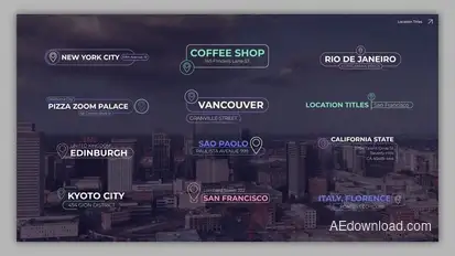 Location Line Titles v2 Titles template preview