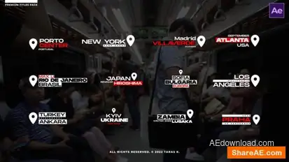 Videohive Location Titles 1.0  After Effects 42355903 Elements template preview
