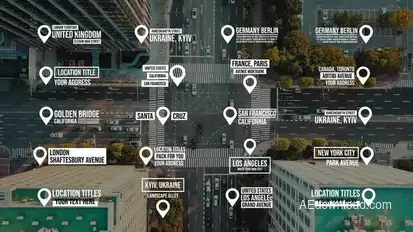 Location Titles 1.0 | After Effects Titles template preview