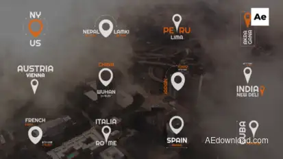 Location Titles Elements template preview