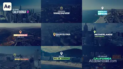 Location Titles Elements template preview