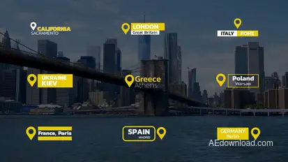 Location Titles | AE Titles template preview