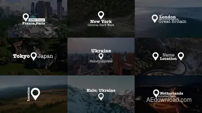 Location Titles | AE Titles template preview