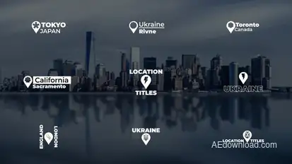 Location Titles | AE Titles template preview
