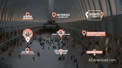Location Titles | AE Titles template preview