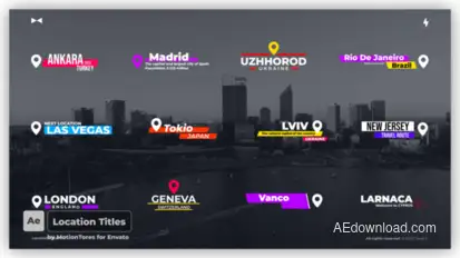 Location Titles | AE | Titles template preview