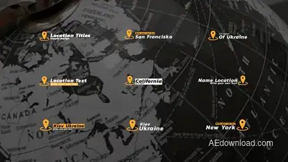 Location Titles | After Effects Titles template preview