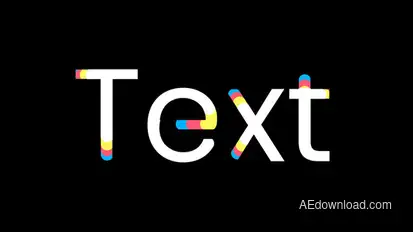 Text Effect Logo Stings template preview
