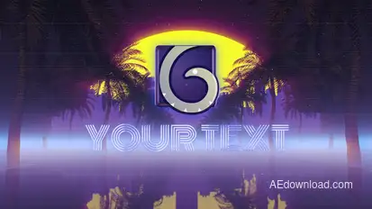 Logo 80s Logo Stings template preview