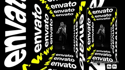 Logo Animated Display Vertical Logo Stings template preview