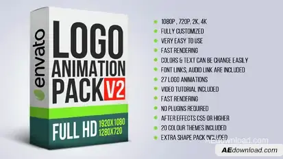 Logo Animation Pack V2 Logo Stings template preview