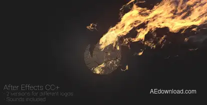 Logo at Fire Logo Stings template preview