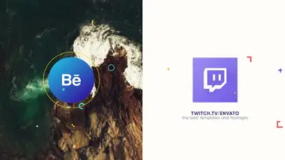 Simple Colorful Logo Opener Logo Stings template preview