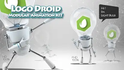 Logo Droid Modular Animation Kit Product Promo template preview