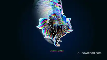 Logo Glitch Logo Stings template preview