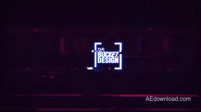 Logo Glitch Opener Logo Stings template preview