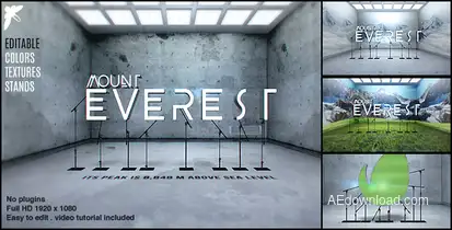 Logo in a Room Logo Stings template preview