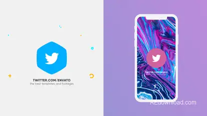 Simple Colorful Logo Opener Logo Stings template preview