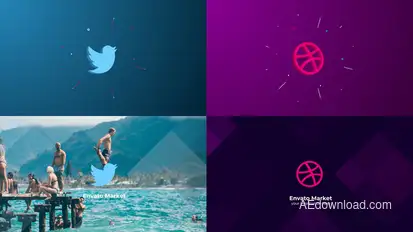 Shape Logo Reveal – Clean Transition, Minimal Animation and Branding Identity Intro Logo Stings template preview