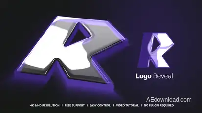 Abstract Logo Sting Logo Stings template preview