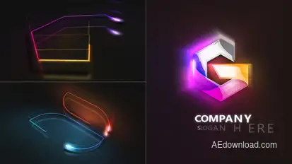 Logo Line & Light Logo Stings template preview