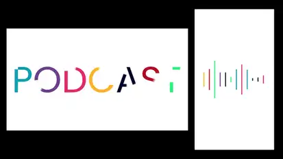 Logo Podcast Elements template preview