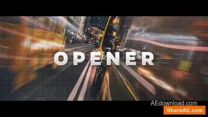 Logo Reveal - Strips Opener Openers template preview