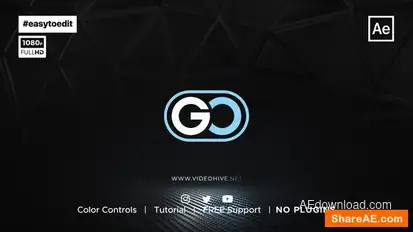 Logo Reveal Animation Logo Stings template preview