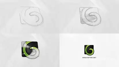 Logo Reveal  Ink Logo Stings template preview