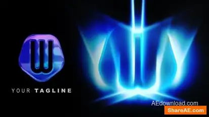 Logo Reveal Light Logo Stings template preview