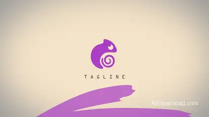 Logo Reveal Paint Logo Stings template preview