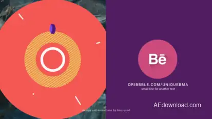 Abstract 2D Logo Animation Logo Stings template preview