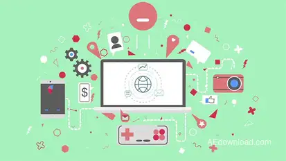 Logo Shape Logo Stings template preview