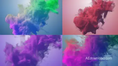 Logo Smoke Particle Logo Stings template preview