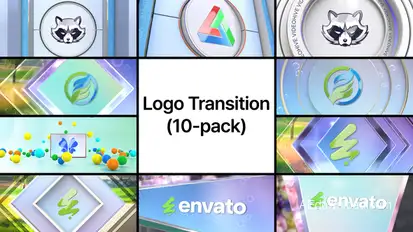 Logo Transition (10-pack) Elements template preview
