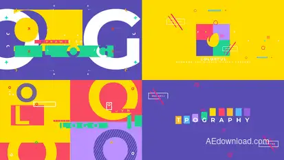 Logo Typo Opener Logo Stings template preview