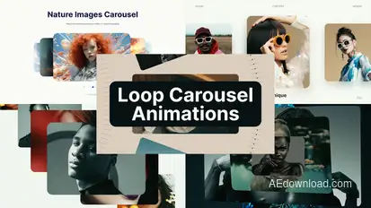 Loop Carousel Animation Product Promo template preview