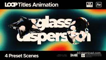 Looped Title Scenes Elements template preview