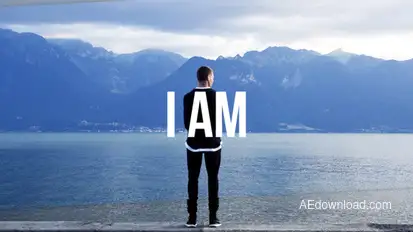 Lost in Thoughts - Slow Minimal Slideshow Video Displays template preview