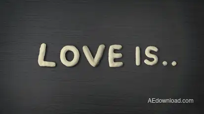 Love is .. | After Effects Template Video Displays template preview