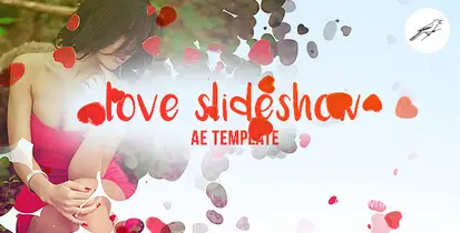 Love Slideshow Video Displays template preview