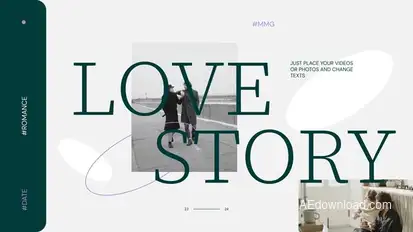 Love Story Promo Openers template preview