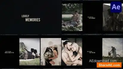 Lovely Memories for After Effects Openers template preview
