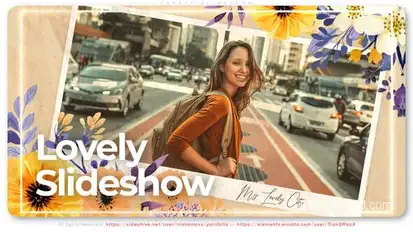 Lovely Slideshow Video Displays template preview