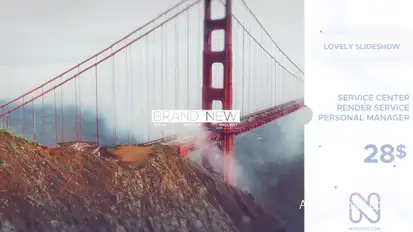 Lovely Slideshow Video Displays template preview