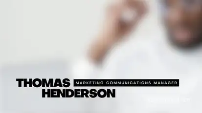 Lower 3rd Elements template preview