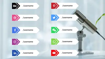 Lower Third Elements template preview