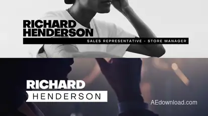 Lower Thirds Elements template preview